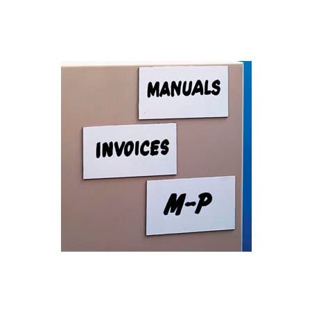 Aigner Index Magnetic Write-On Label, 2in x 6in 25 pcs/pkg MX206